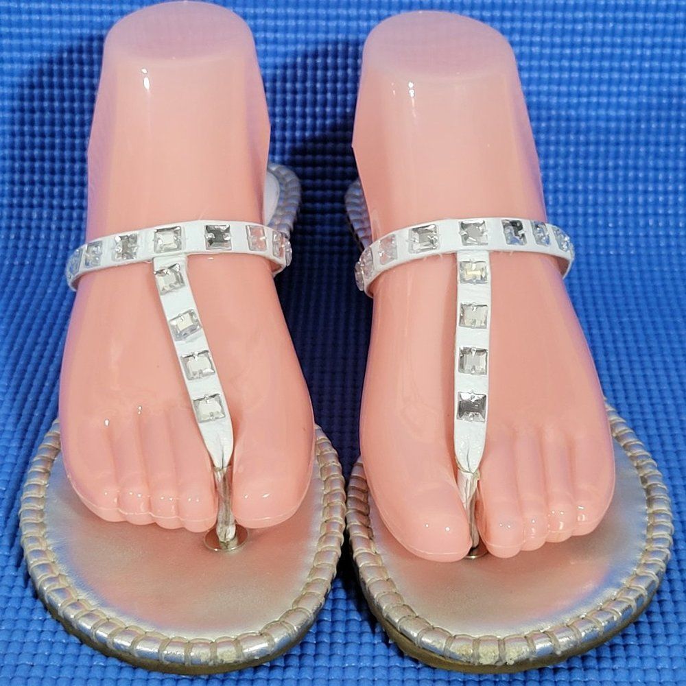 Cole Haan Jeweled Thong Flip-Flop Sandals - Women's 10B